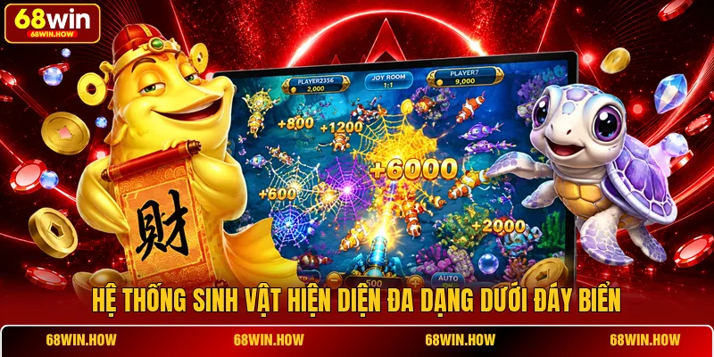Hệ thống sinh vật hiện diện đa dạng dưới đáy biển