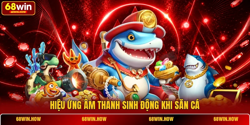 Hiệu ứng âm thanh sinh động khi săn cá