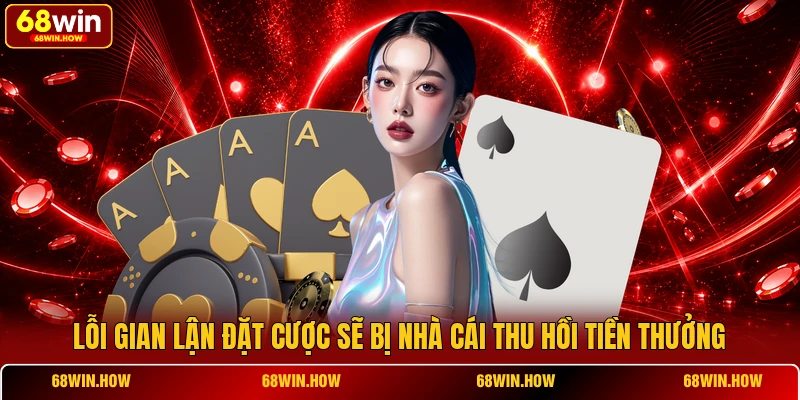 Lỗi gian lận đặt cược sẽ bị nhà cái thu hồi tiền thưởng
