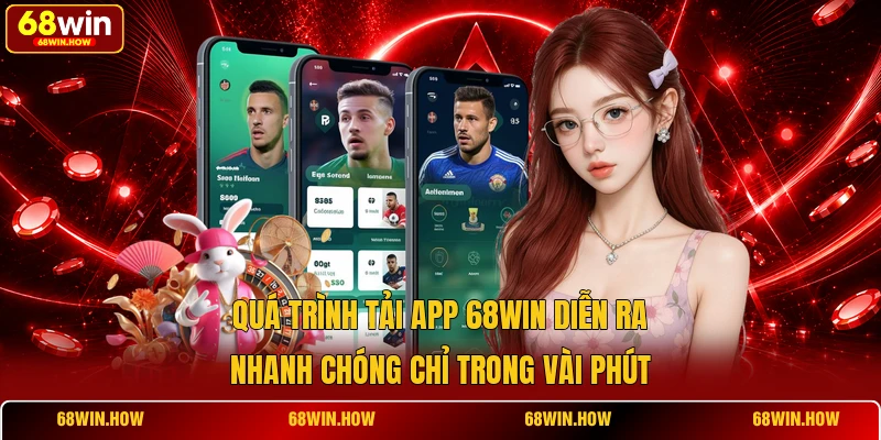 Quá trình tải app 68win diễn ra nhanh chóng chỉ trong vài phút