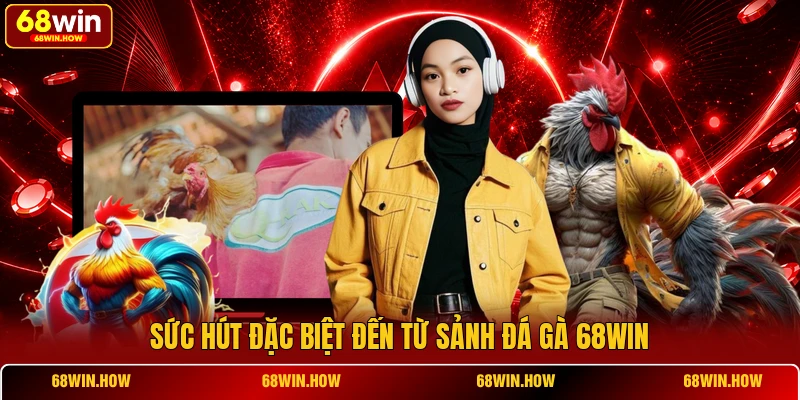 Sức hút đặc biệt đến từ sảnh đá gà 68WIN