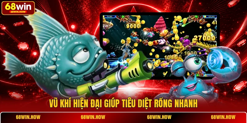 Vũ khí hiện đại giúp tiêu diệt rồng nhanh